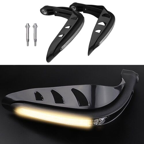Protège-Mains Pour Moto À Led, 1 Paire, Équipement De Protection Universel Modifié, Résistant Aux Collisions, Au Vent Et À La Pluie, Hors Route