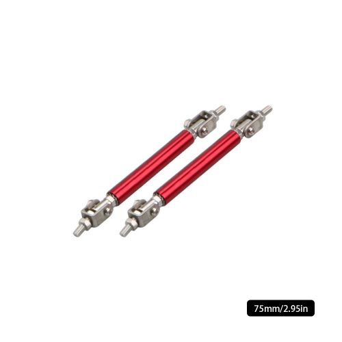 Barre De Support Réglable Pour Pare-Chocs Avant Et Arrière De Course, Kit De Tige De Traction, Séparateur, Course, Universel, 2 Pièces, 75mm, 100mm, 150mm, 200mm
