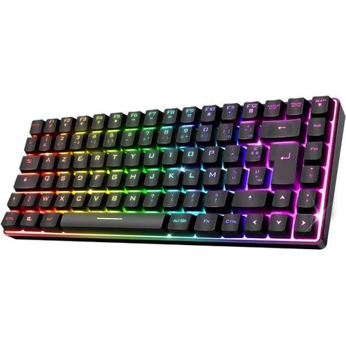 Clavier - Sans Fil - Azerty - Gaming - Touches Rétroéclairées - Anti-Ghosting - Spirit Of Gamer
