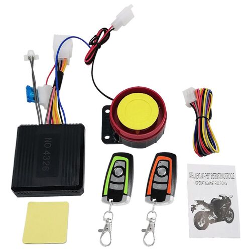 Système D'alarme Antivol Automatique Universel Pour Moto, Télécommande, Entrée Sans Clé, Dispositif De Déverrouillage De La Sirène, 1 Voie, 125db, Dc 12v