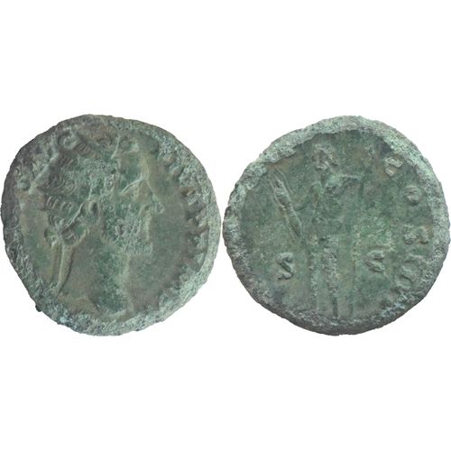 Rome - Dupondius - Antonin Le Pieux - 156-157 Ad - Jupiter Tenant Une Foudre Et Un Sceptre - Ric.968 - 14-145