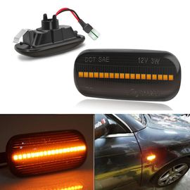 Clignotant Latéral Led Ociamique Pour Audi A3 S3 8l 2000-2003 A8 Wiches 1999-2002 Tt 8n 2000-2006, 2 Pièces