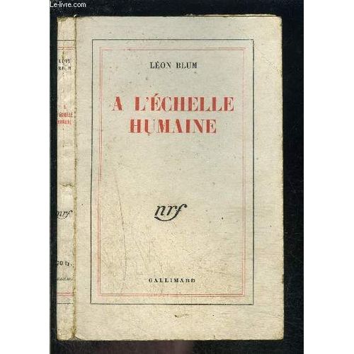 A L Echelle Humaine