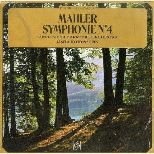Disque Vinyle 33t : Symphonie N° 4 - Symphonie N° 4 En Sol Majeur, London Philarmonic Orchestra, Dir. Jasha Horenstein
