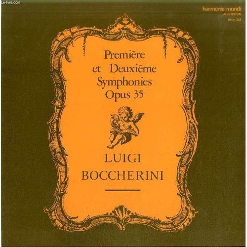 Disque Vinyle 33t : Premiere Et Deuxieme Symphonies Opus 35 - Orchestre Philarmonique De Bologne, Dir. Angelo Ephrikian