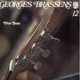 Disque Vinyle 33t : Georges Brassens 12 - Trompe La Mort, Les Ricochets, Tempête Dans Un Bénitier, Le Boulevard Du Temps Qui Passe, Le Modeste, Don Juan, Les Casseuses, Cupidon S'en Fout ...
