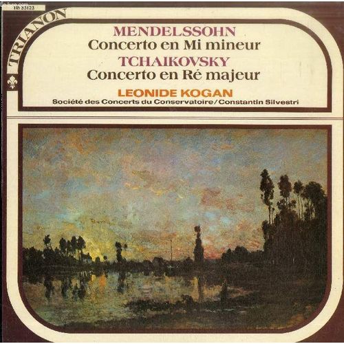 Disque Vinyle 33t : Concerto En Mi Mineur / Concerto En Re Majeur