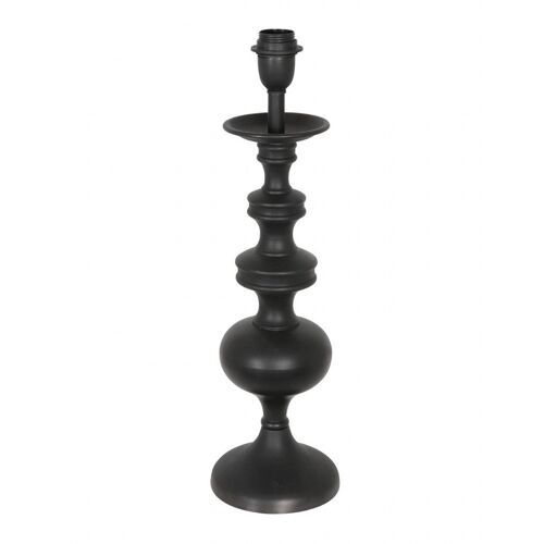 Anne Lighting Lampe De Table Lyons - Noir - Métal - 15,5 Cm - E27 (Grande Raccord) - 3467zw