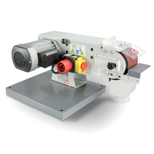 Ponceuse à bande d'établi pour métaux avec bande abrasive 100x1220 mm 19 m/s 1,5 kW 400V Torros BS100122 400V