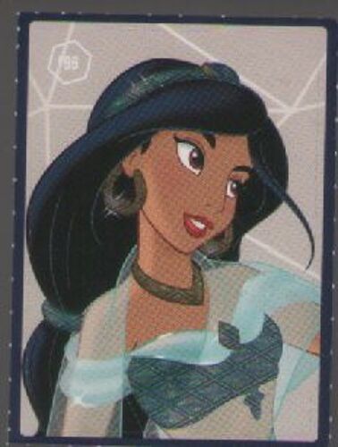 Autocollant Holographique N° 96 Jasmine , Dans Aladdin - 100 Ans De Magie Disney - Auchan 2023