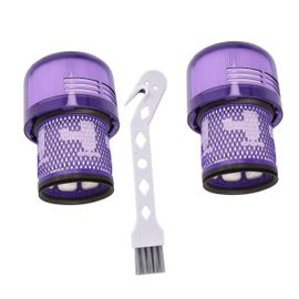 Filtre de Remplacement HEPA pour Dyson | Brosse nettoyante | Accessoire Compatible avec Aspirateurs Dyson V11 | V12 | V15 | Lavable et Réutilisable | SOS ACCESSOIRE (2) Aspirateur (970013-02 970013-02
