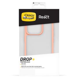 Otterbox Coque Arrière React Iphone 15 Pro Transparent / Peach