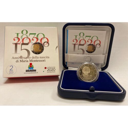 2 Euros Italie 2020: Maria Montessori- Be/Proof