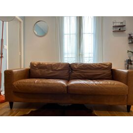Canapé Cuir Vintage Camel