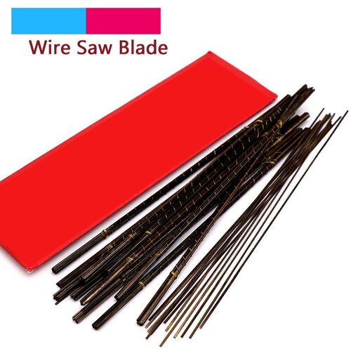 Lames de scie sauteuse en fil de diamant de Type U, coupe 0 #-6 #, outils de travail du bois en métal, artisanat pour bijoux, 130mm, 12 pièces