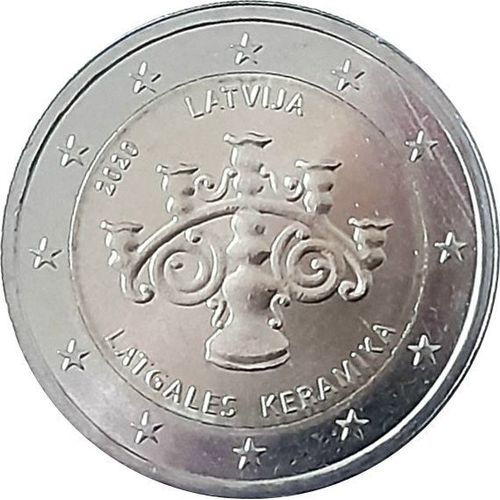 2 Euros Lettonie 2020: Céramique Latgalienne - Unc