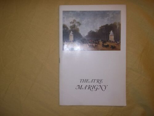 Programme Théatre Marigny-La Main Passe-J.P.Darras-Francoise Angel-1971