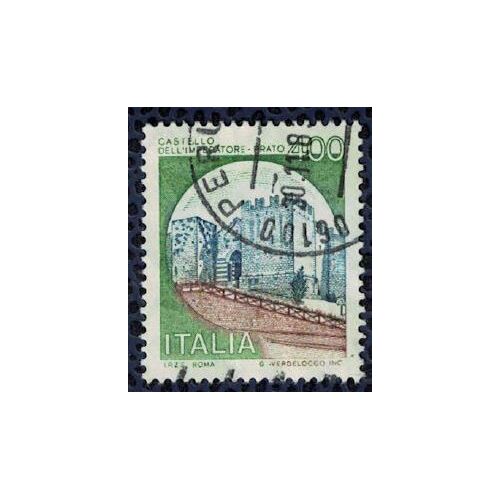 Italie 1980 Oblitéré Used Château De L'empereur Situé À Prato Su