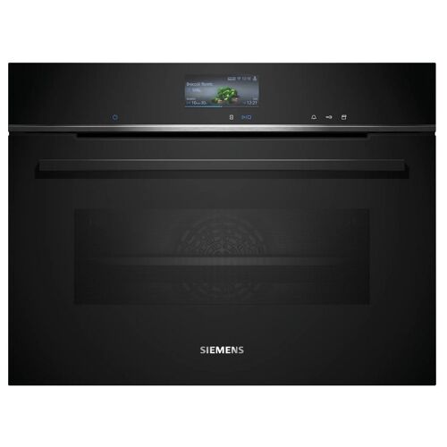 Siemens - Four intégrable combi vapeur 47l 60cm a+ hydrolyse noir CS736G1B1