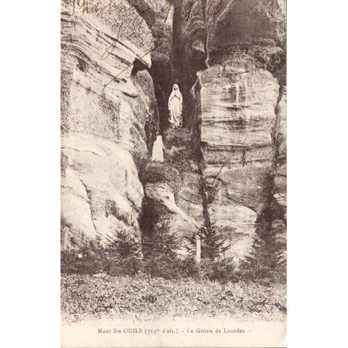 Carte Postale Du Mont Saint-Odile (Bas-Rhin) La Grotte De Lourdes