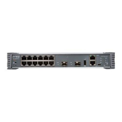 Juniper Networks EX Series EX2300-C-12P - Commutateur - C3 - Géré - 12 x 10/100/1000 (PoE+) + 2 x Gigabit SFP / 10 Gigabit SFP+ - Montable sur rack - PoE+ (124 W)