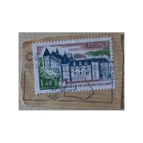 Timbre Oblitéré, Occasion, Château De Rochechouart, 1975