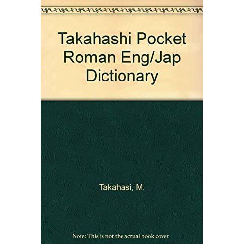 Takahashi Pocket Roman Eng/Jap Dictionary