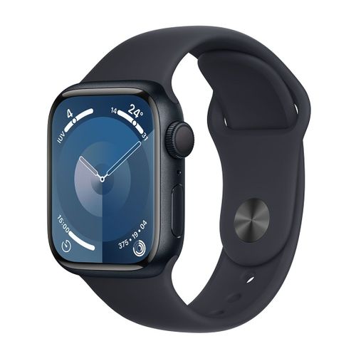 Apple Watch Series 9 GPS - Boîtier Aluminium 41 mm Minuit - Bracelet S/M