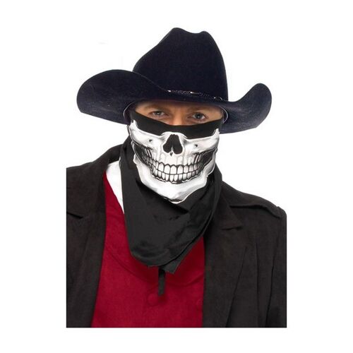 Bandana Squelette Noir & Blanc Adulte