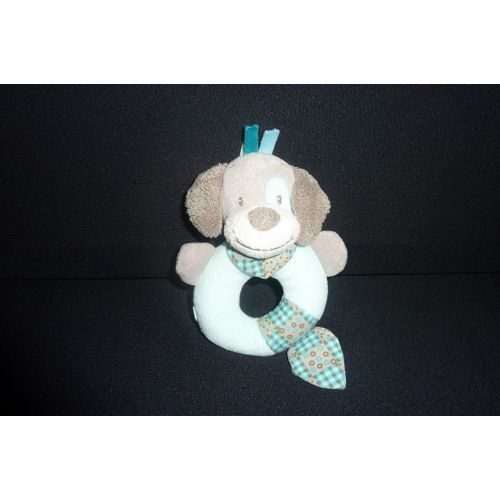 Doudou Chien Hochet Collection Gaston Et Cyril Nattou