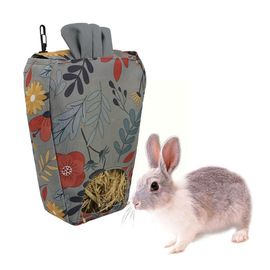 Sac D'alimentation Portable Pour Foin, Pour Lapin, Cochons D'inde, Imprimé Lapin, Mangeoire, Alberchilla, Accessoires Alimentaires, Z1u8