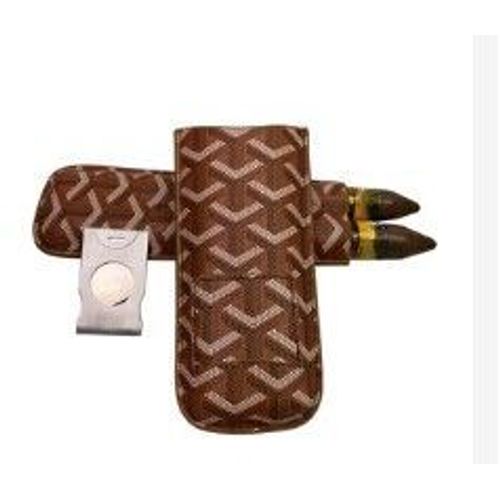 Ensemble de cigares léger et portable avec ciseaux, boîte hydratante, cave à cigares, étui à cigares, luxe, 93