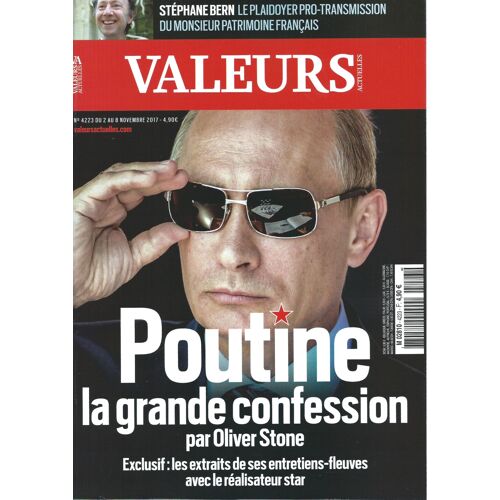 Valeurs Actuelles N° 4223 - Poutine, La Grande Confession.