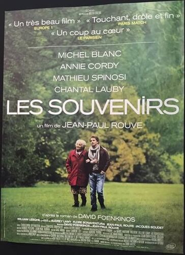 Les Souvenirs - Affiche Originale De Cinéma - Format 120x160 Cm - Un Film De Jean-Paul Rouve Avec Michel Blanc, Annie Cordy, Mathieu Spinosi, Chantal Lauby, William Lebghil, Audrey Lamy - 2015