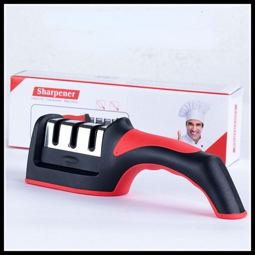 Affûteur De Couteaux De Cuisine En 3 Étapes, Lame De Polissage Avec Acier Inoxydable, Lame De Diamant En Céramique Pour Toutes Les Pierres À Aiguiser Opaques