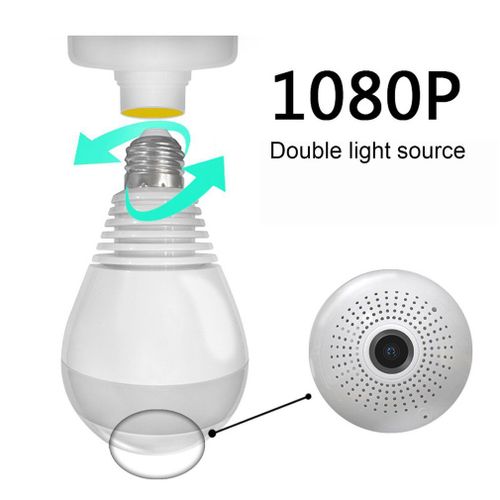 Ampoule pour caméra de surveillance IP Wifi 200W 2.4GHz, panoramique 1080P 360 degrés, lampe de sécurité à domicile, offre spéciale