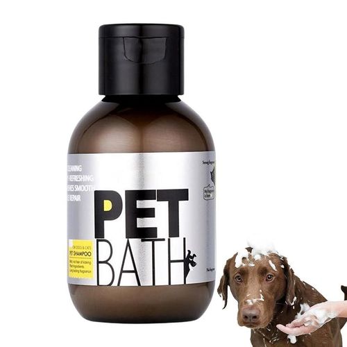Pupmed-Shampooing À Base D'extrait De Plantes Pour Animaux De Compagnie, Doux Pour La Peau, Douche Pour Chien, Cheveux Secs, Chat, Odeur Remodelée, Fournitures Pour Animaux De Compagnie, 100ml