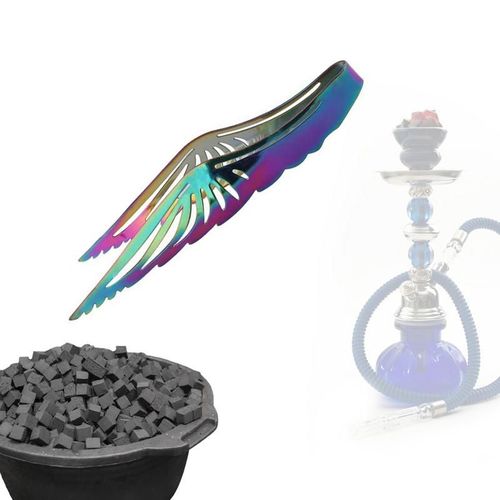 Clip de tuyau à aile en métal, accessoires de tuyau à aile créatif coloré pour chicha, Clip en carbone pour Barbecue, vente en gros