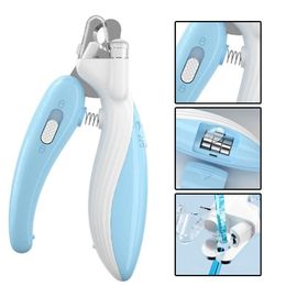 Coupe-Ongles Avec Lumière Led Pour Animaux De Compagnie, Coupe-Ongles Pour Chiens Et Chats, Outil De Toilettage Pour Animaux De Compagnie