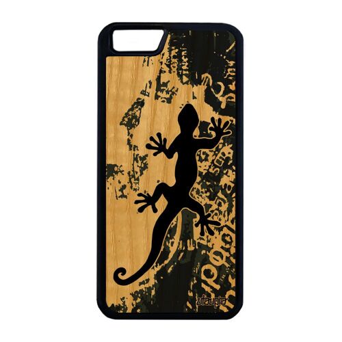 Coque En Bois Silicone Iphone 6 6s Plus Salamandre Homme Original A