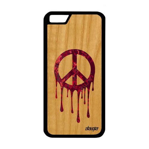Coque En Bois Silicone Iphone 6 6s Peace And Love Peinture & Graff Yoga De Iphone 6 Iphone 6s