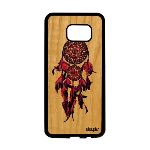 Coque En Bois Silicone Samsung S7 Edge Et Attrape Reve Tpu Homme Ethnique Samsung Galaxy S7 Edge