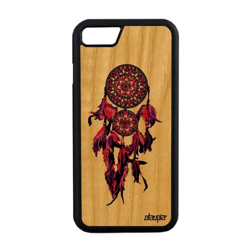 Coque Silicone Iphone 7 En Bois Attrape Reve Maya Smartphone Boheme Esprit Iphone 7