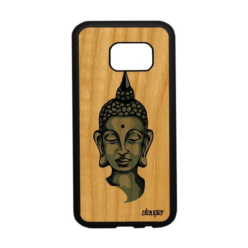 Coque En Bois Pour S7 Silicone Bouddha Bouddhisme Femme Image 4g Samsung Galaxy S7