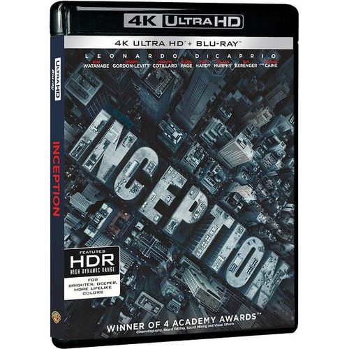 Inception - 4k Ultra Hd + Blu-Ray + Blu-Ray Bonus