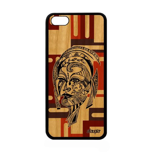 Coque En Bois Silicone Pour Iphone 5c Et Femme Fille De Protection Marron Apple Iphone 5c