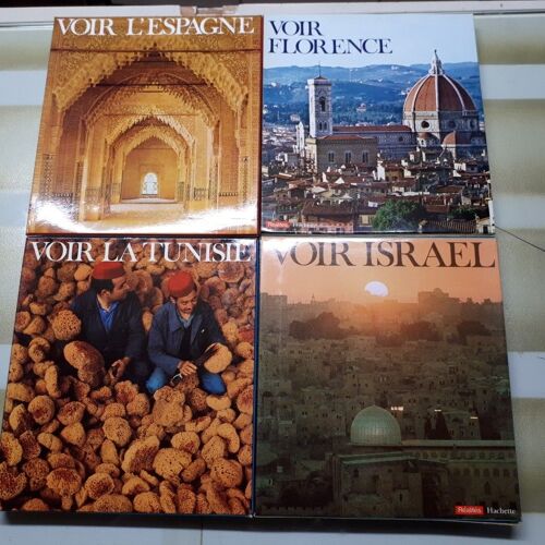 4 Livres Pays: Jacqueline Khayat Voir La Tunisie 2 Barret Andre. Voir Florence 3 Michèle Rodde - Michèle Affergan Voir L' Espagne 4 Spatz Erwin / Malka Victor. Voir Israël