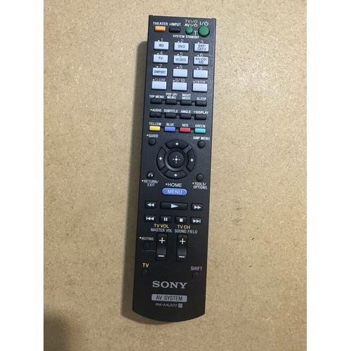 Telecommande d'origine SONY Amplificateur AV Télécommande RM-AAU072