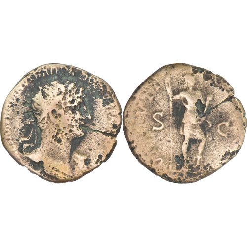 Rome - Dupondius D'hadrien - 123 Ad - Revers Virtvs - Rare R1 - Ric.605 - 05-067