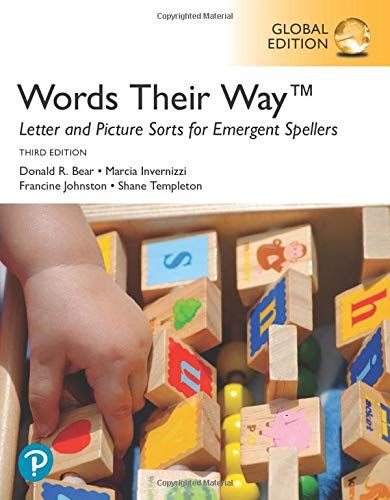 Word Study: Letter And Picture Sorts For Emergent Spellers, Global Edition, 3rd Edition